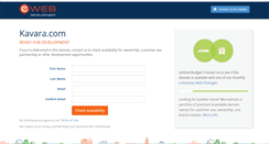 Desktop Screenshot of kavara.com